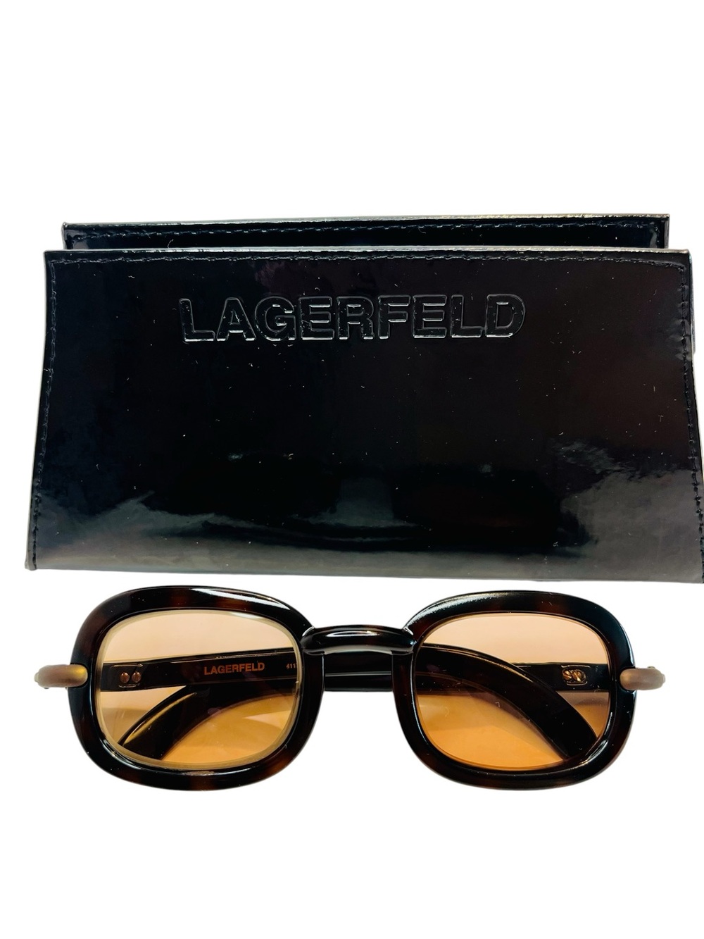 Karl Lagerfeld 4117 Designer Eyeglass Frames Black France RX
